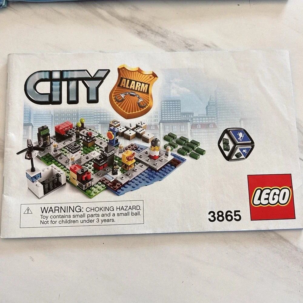 Lego City Lot Of 4 Instruction‎ Manuals 60025 60036 60018 City Alarm 3865